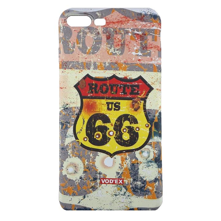 کاور سیلیکونی ودکس مدل Route 66 US مناسب برای گوشی آیفون 7 پلاس و آیفون 8 پلاس